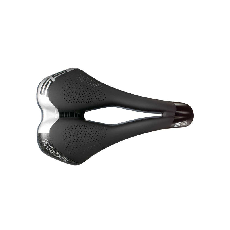 Zadel SELLE ITALIA S 5 SUPERFLOW L Fec-rails Zwart