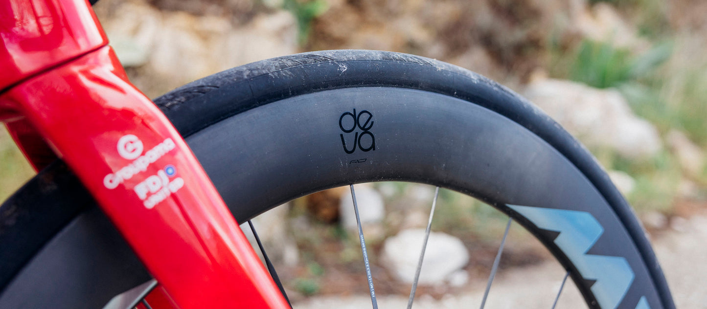 Paar MICHE DEVA RD 52 Tubeless Ready wielen (Center Lock) Zilver