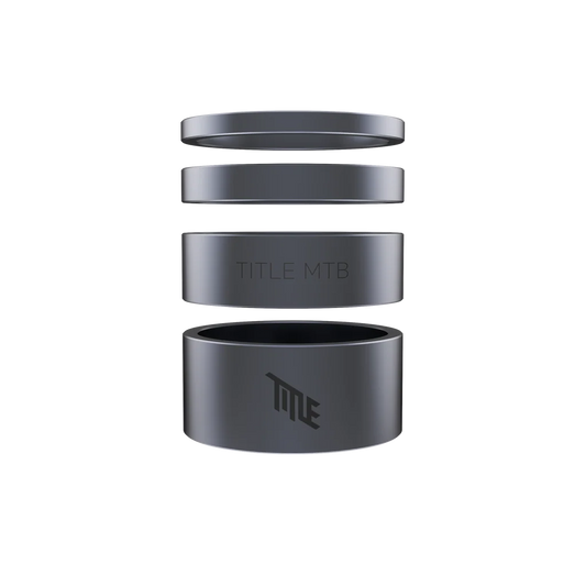 TITLE aluminium balhoofdstelspacers 1-1/8" grijs