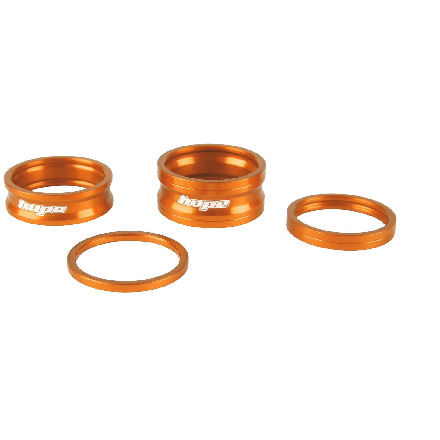 HOPE SPACE DOCTOR 1"1/8 Orange Headset Spacers Kit