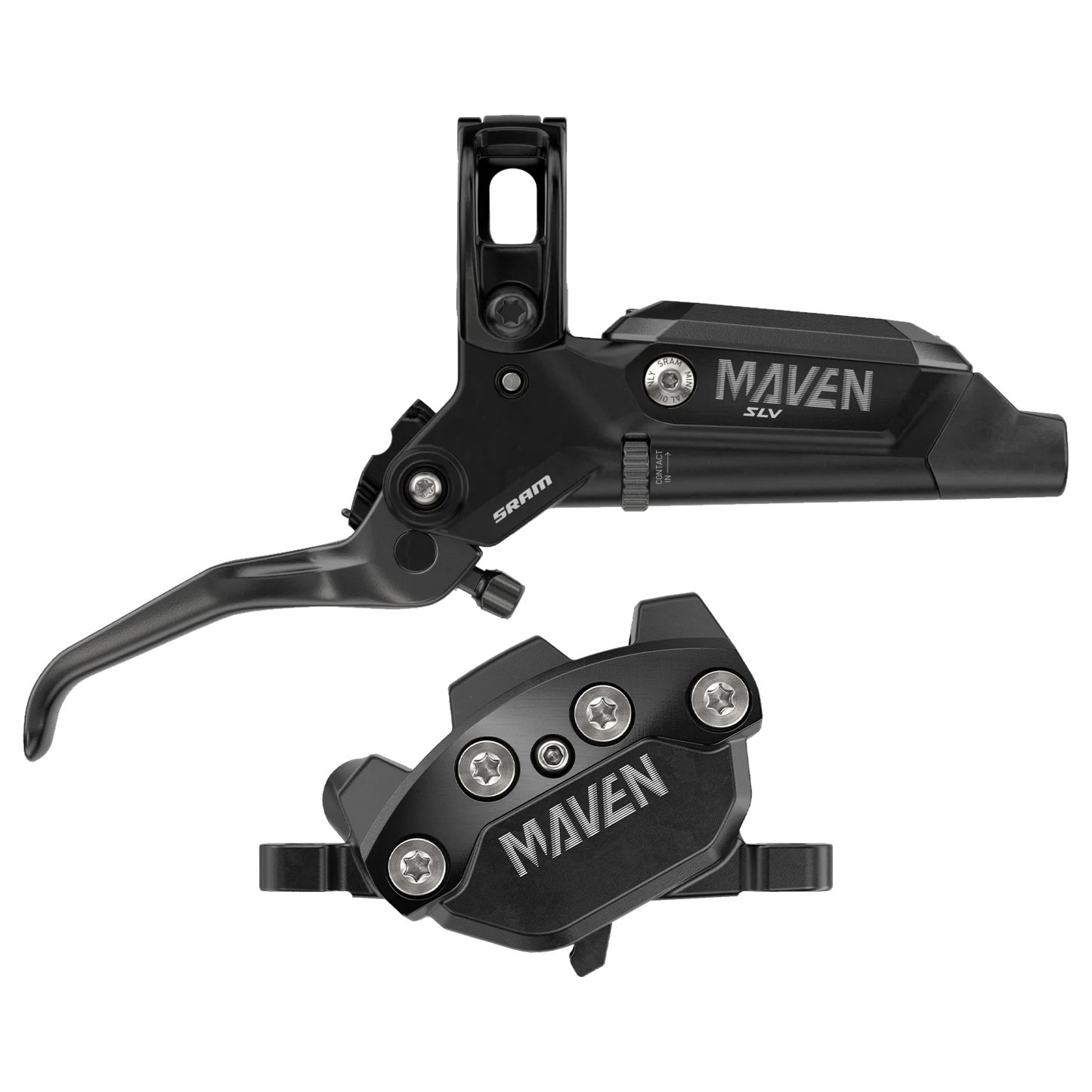 Paar SRAM MAVEN SILVER remmen Zwart