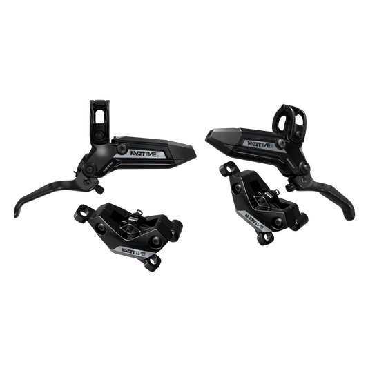 Paar SRAM MOTIVE SILVER remmen Zwart