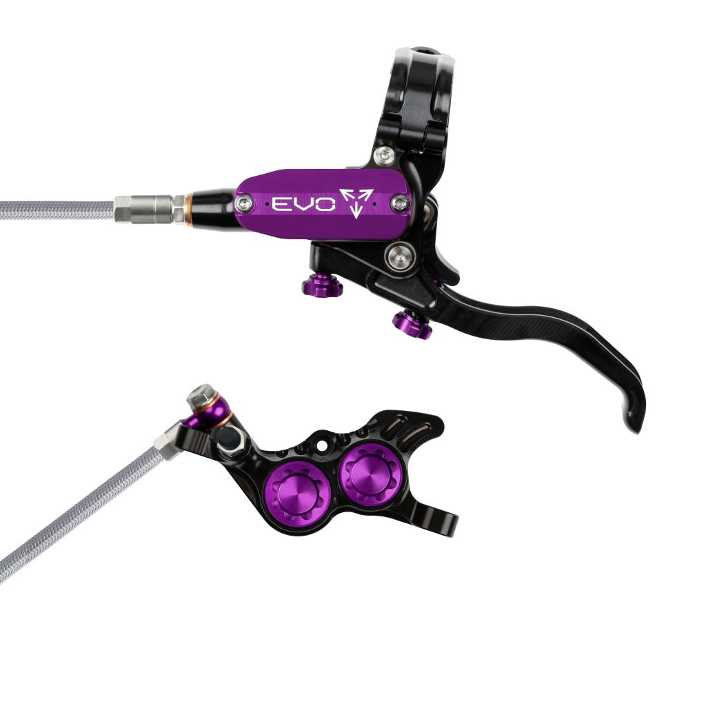 HOPE TECH 4 EVO GR4 Luchtvaart voorrem Zwart/Paars