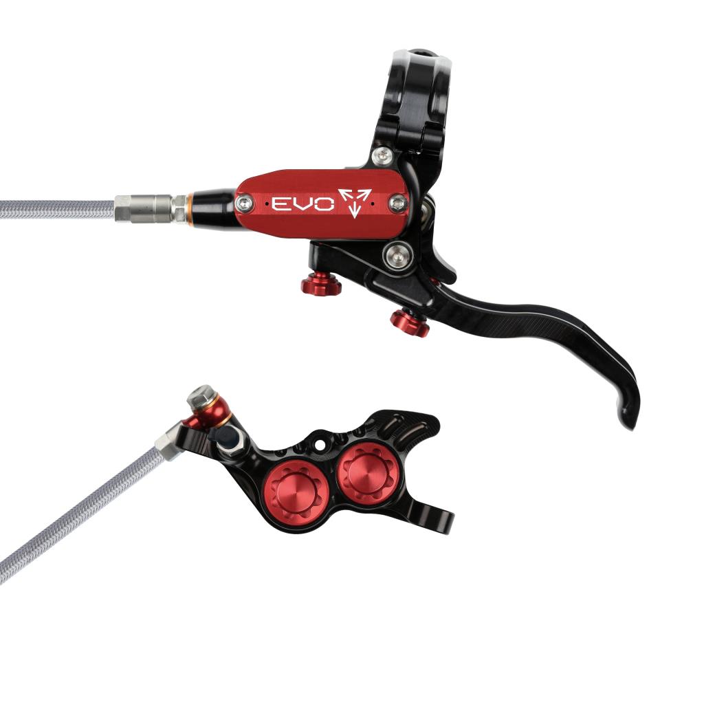 HOPE TECH 4 EVO GR4 Luchtvaart voorrem Zwart/Rood