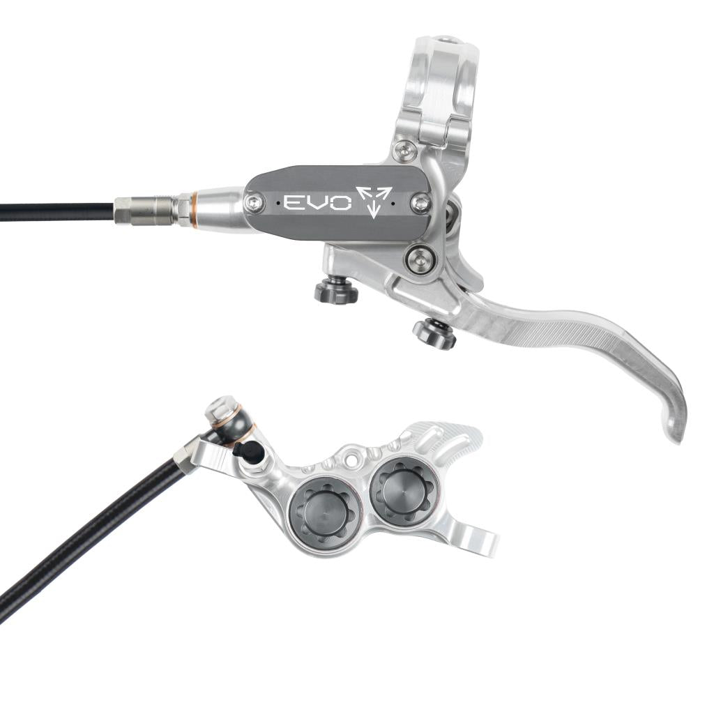 HOPE TECH 4 EVO GR4 Voorrem Zilver/Rook