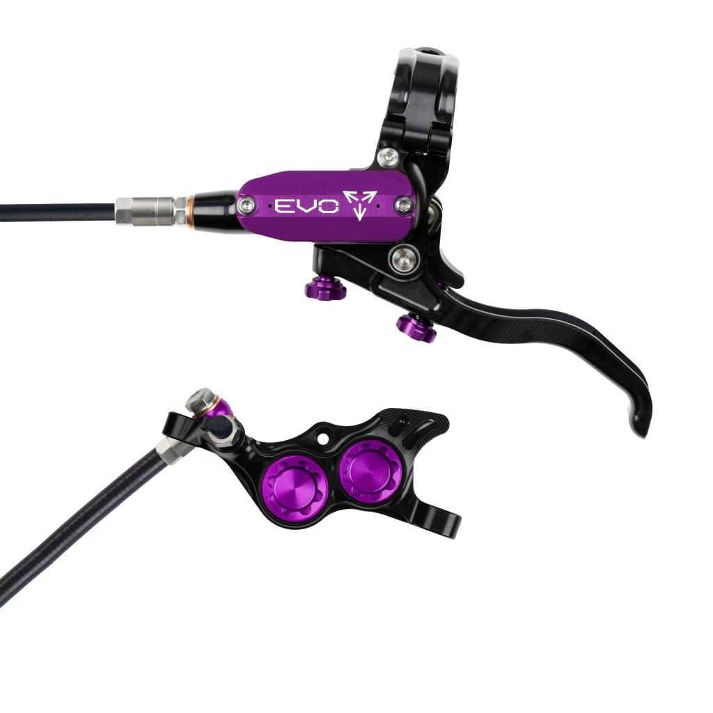 HOPE TECH 4 EVO TR4 Voorrem Zwart/Paars
