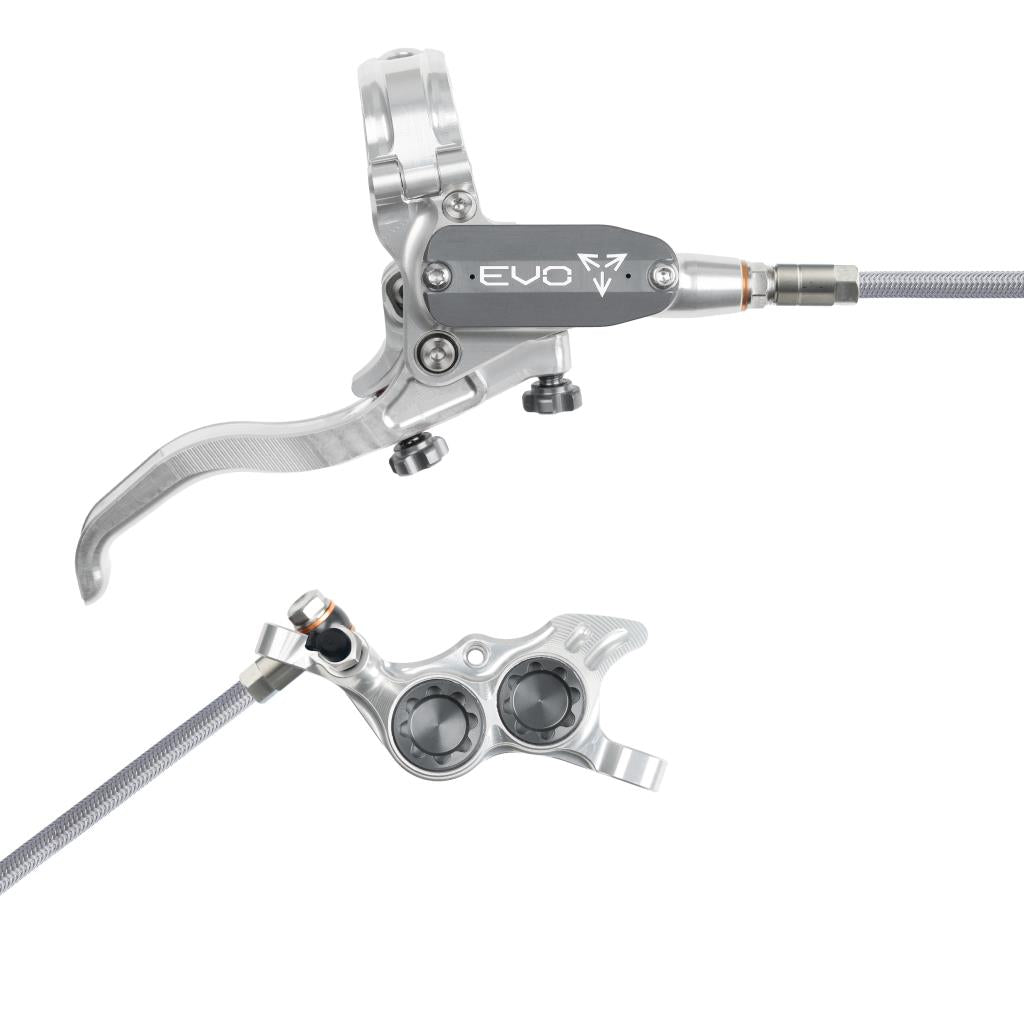 HOPE TECH 4 EVO TR4 Luchtvaart Achterrem Zilver/Rook