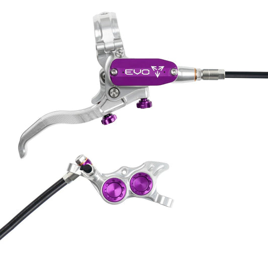 HOPE TECH 4 EVO TR4 Achterrem Zilver/Paars