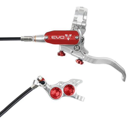 HOPE TECH 4 EVO TR4 Voorrem Zilver/Rood