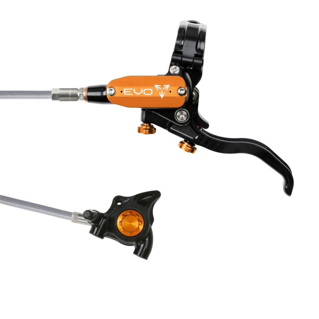 HOPE TECH 4 EVO X2 FM Aviation voorrem Zwart/Oranje