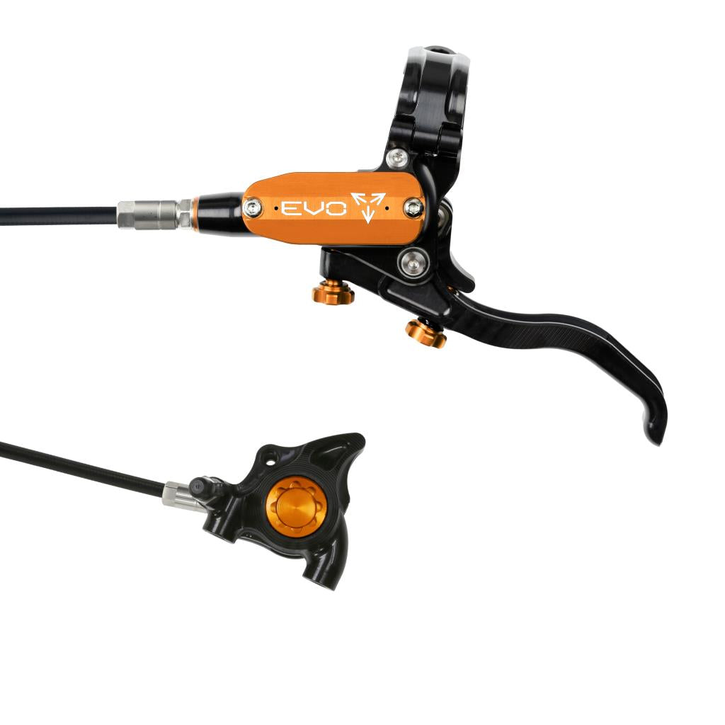 HOPE TECH 4 EVO X2 FM voorrem Zwart/Oranje
