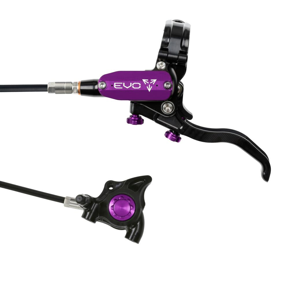 HOPE TECH 4 EVO X2 FM voorrem Zwart/Paars
