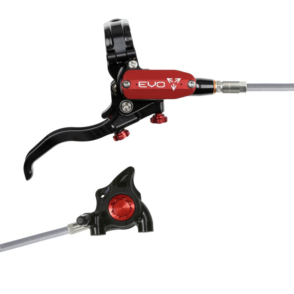 HOPE TECH 4 EVO X2 FM Aviation Achterrem Zwart/Rood