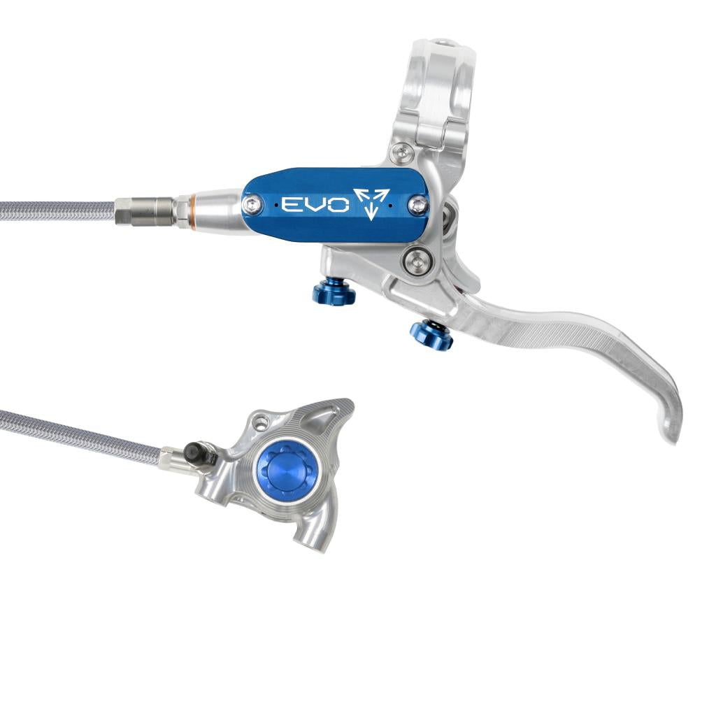 HOPE TECH 4 EVO X2 FM Luchtvaart Voorrem Zilver/Blauw