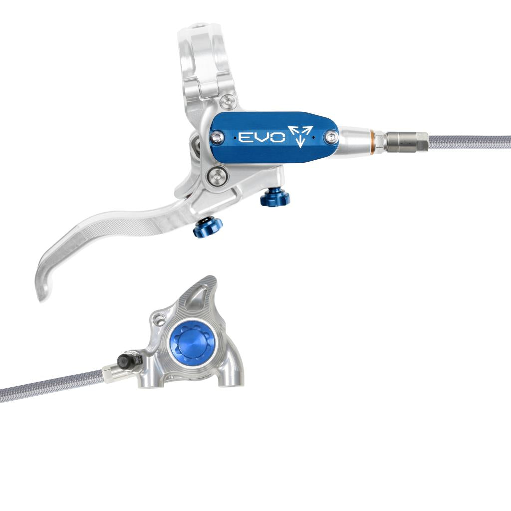 HOPE TECH 4 EVO X2 FM Aviation Achterrem Zilver/Blauw