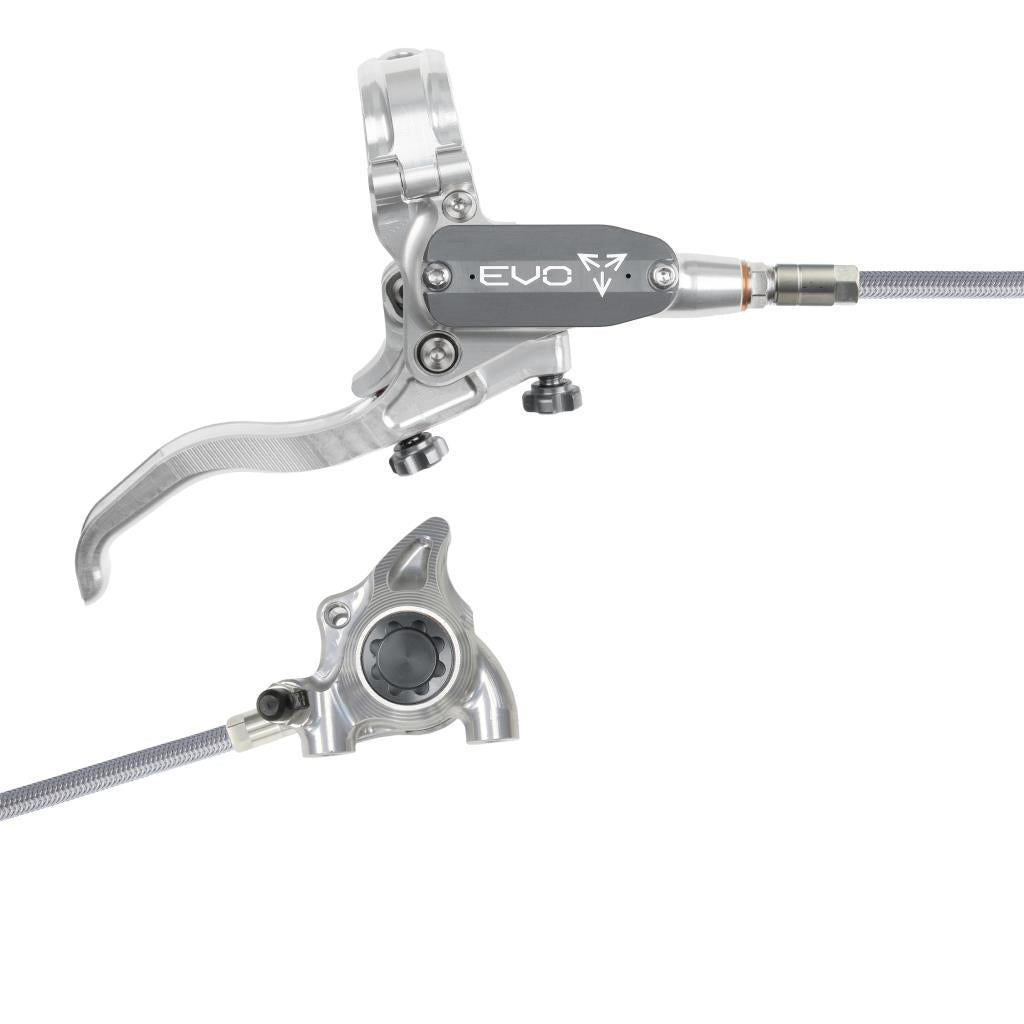 HOPE TECH 4 EVO X2 FM Aviation Achterrem Zilver/Rook