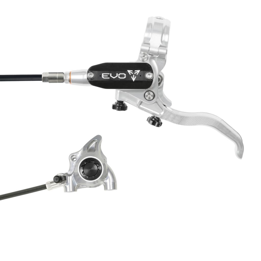 HOPE TECH 4 EVO X2 FM Voorrem Zilver/Zwart