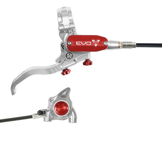 HOPE TECH 4 EVO X2 FM Achterrem Zilver/Rood