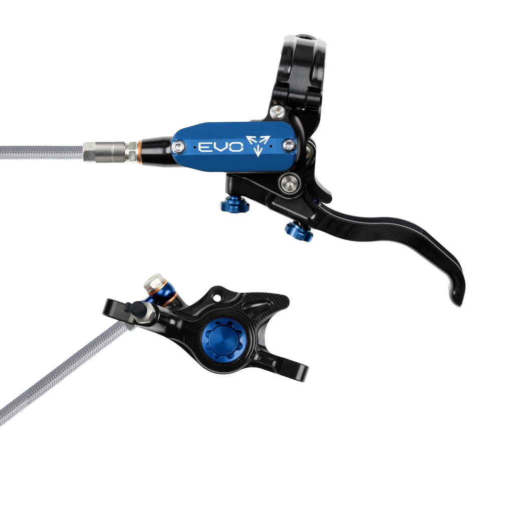 HOPE TECH 4 EVO X2 PM Luchtvaart voorrem Zwart/Blauw