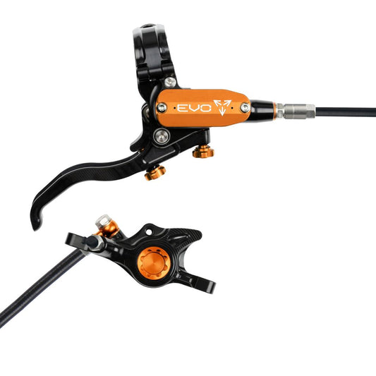HOPE TECH 4 EVO X2 PM achterrem Zwart/Oranje