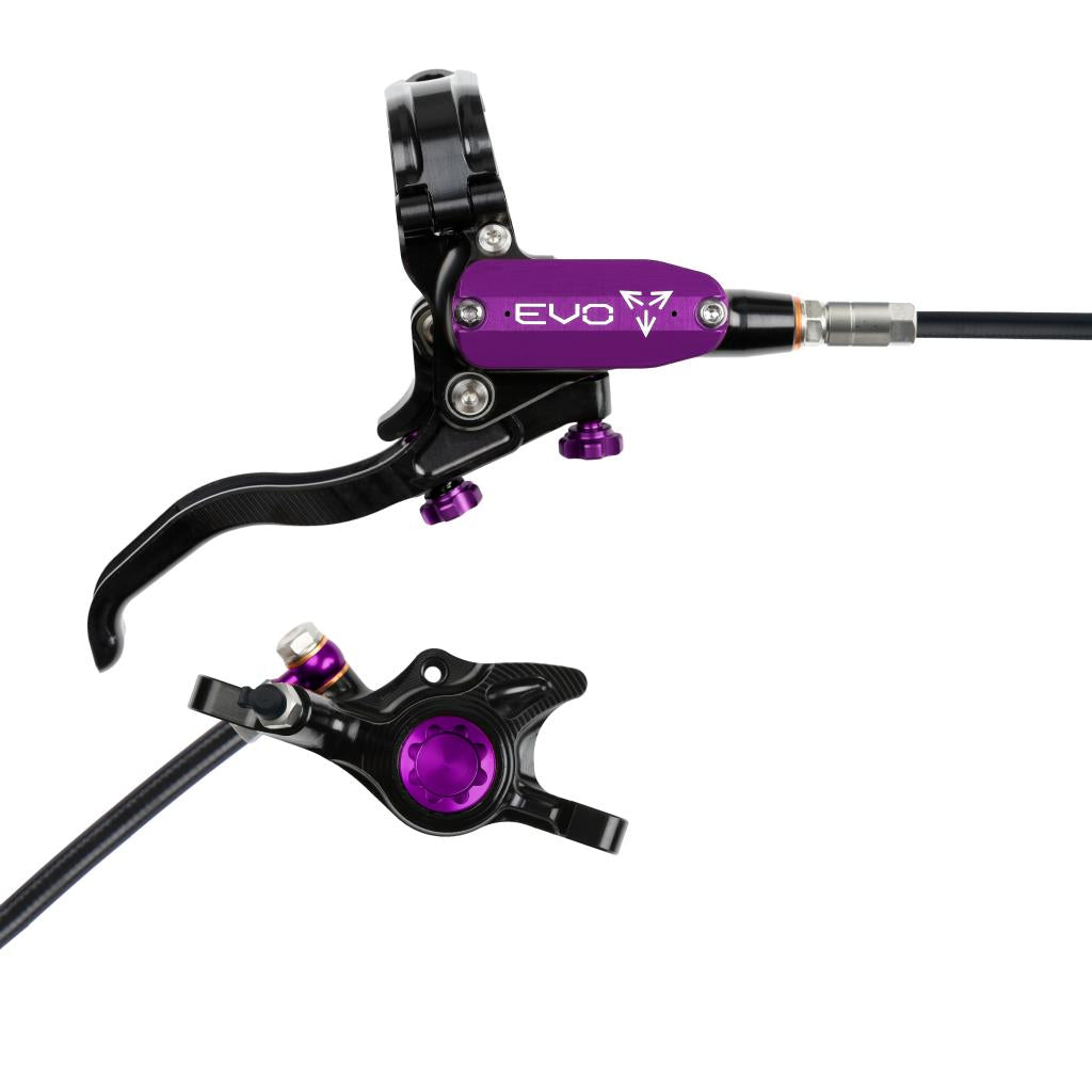 HOPE TECH 4 EVO X2 PM Achterrem Zwart/Paars