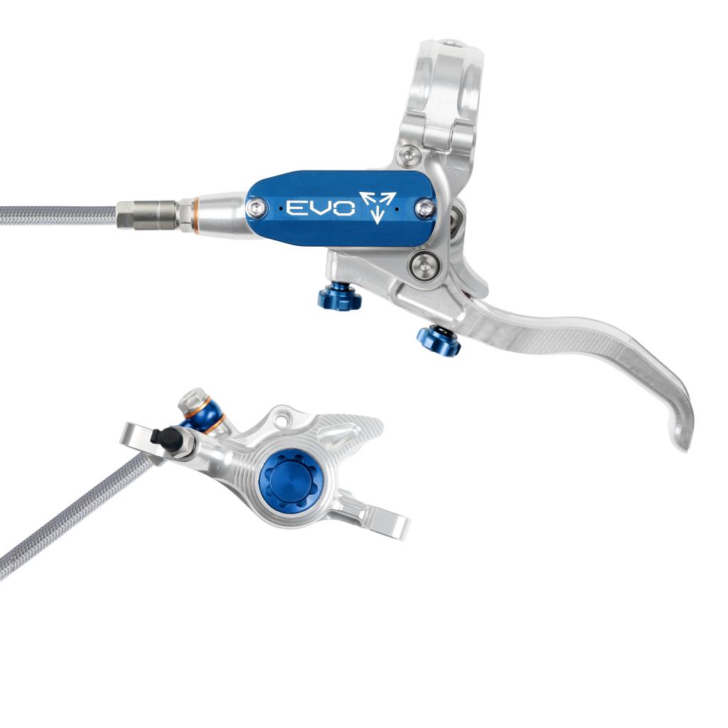 HOPE TECH 4 EVO X2 PM Luchtvaart Voorrem Zilver/Blauw