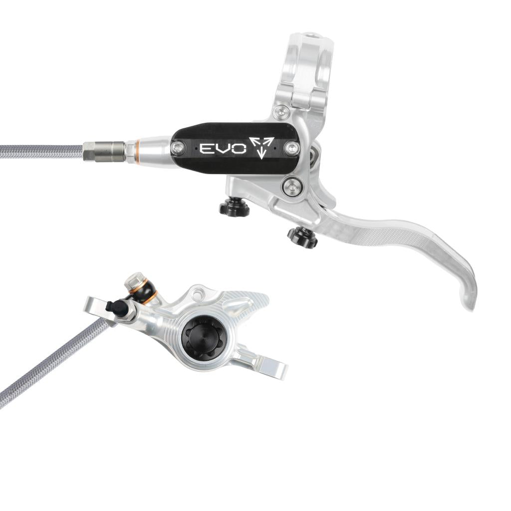 HOPE TECH 4 EVO X2 PM Luchtvaart Voorrem Zilver/Zwart