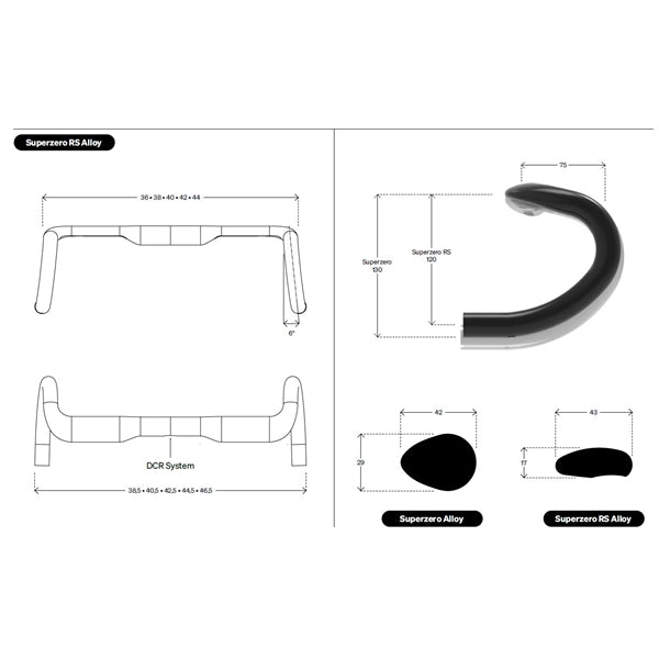 DEDA SUPERZERO RS ALU POB Afwerking Hanger