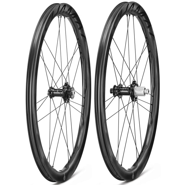 Set CAMPAGNOLO SHAMAL DUAL PROFILE CARBON C23 Tubeless Ready-wielen (Center Lock)