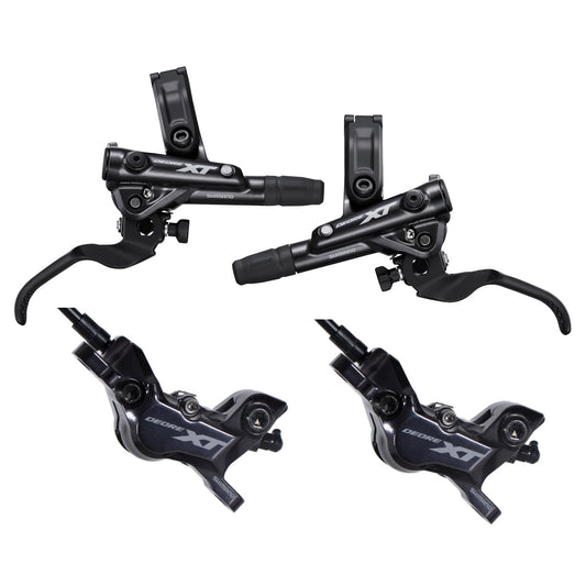 Paar SHIMANO XT M8120 4 zuigers J-KIT Schijfremmen* (zonder schijven)