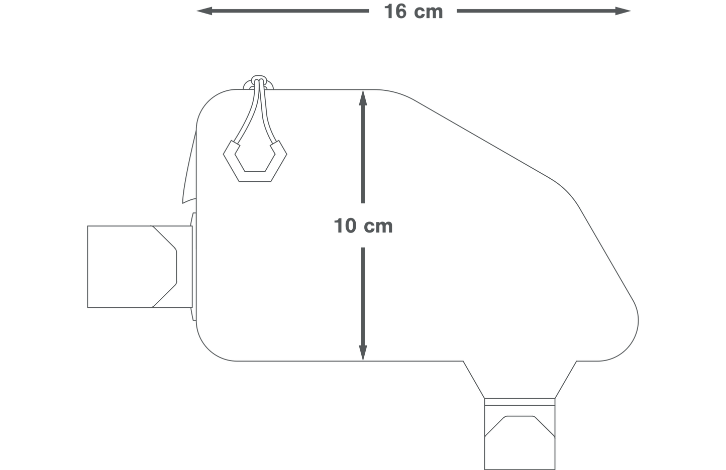 APIDURA EXPEDITION TOP TUB PACK 0,5 L Frametas Zwart