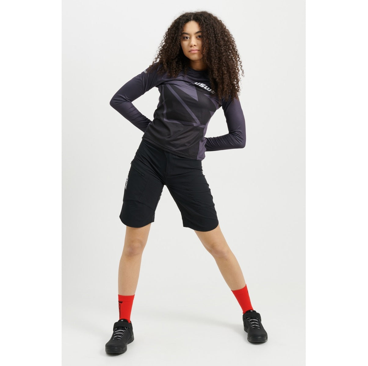 Dames USWE SKRUBB Korte Broek Zwart