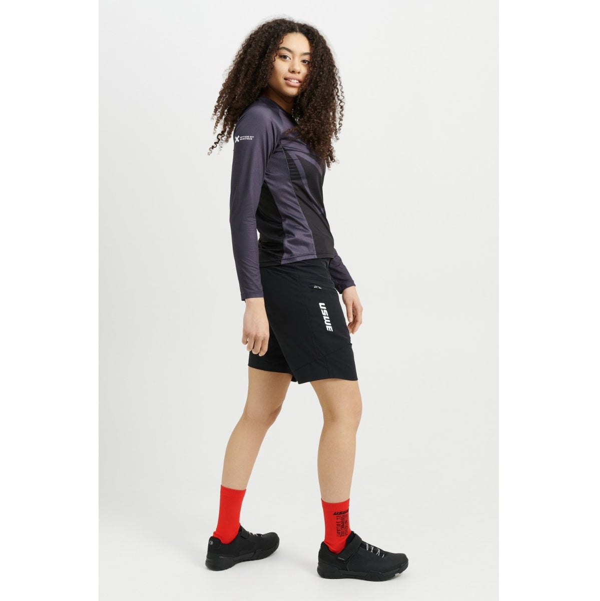Dames USWE SKRUBB Korte Broek Zwart