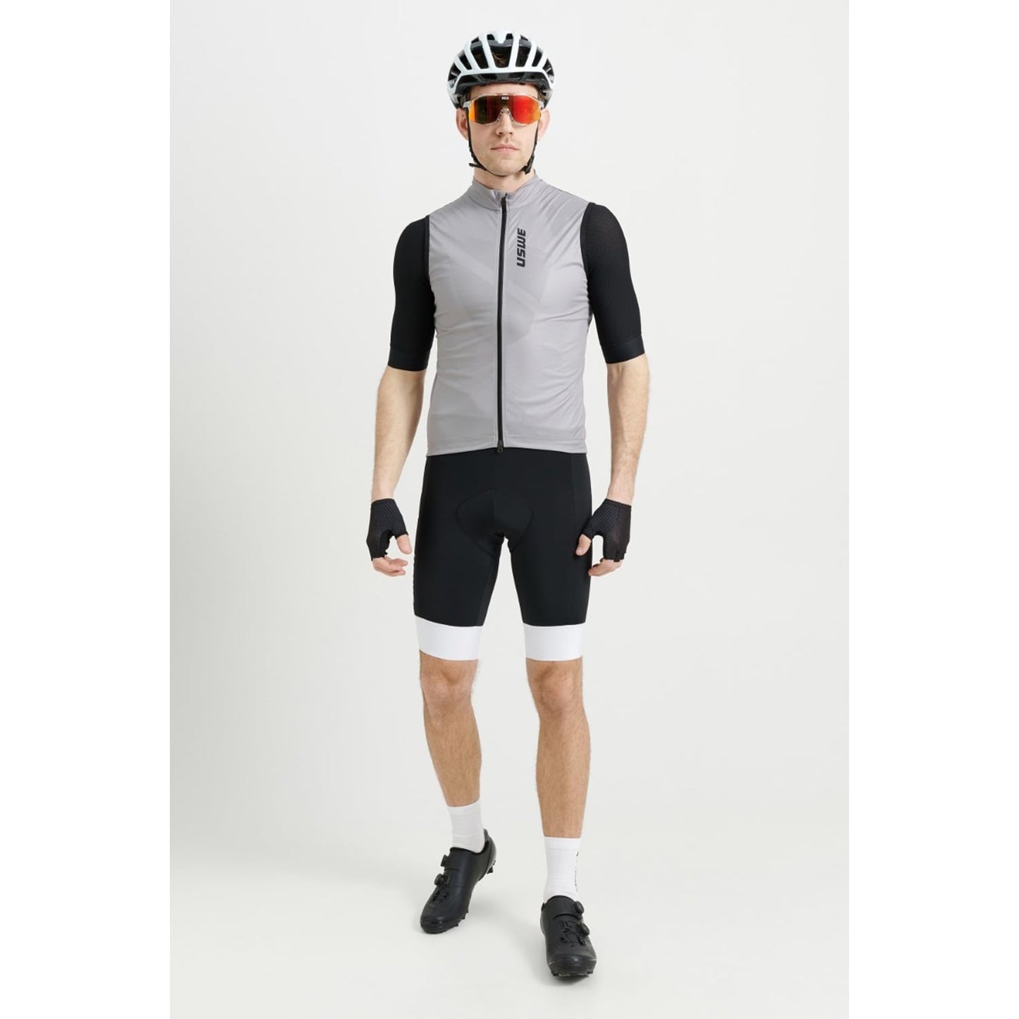 USWE WIND GRAVEL Mouwloze Jas Grijs