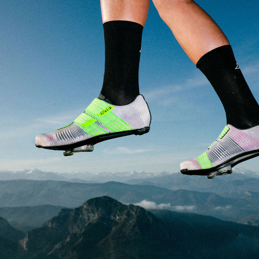 FIZIK VENTO POWERSTRAP R2 racefietsschoenen Paars/Groen
