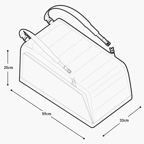 EVOC BAG 55L Reistas Zwart