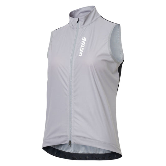 Damesvest uswe WIND GRAVEL Zwart