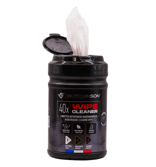 Reinigingsdoekjes HUTCHINSON WIPE CLEANER (x40) + 1 Microvezeldoek