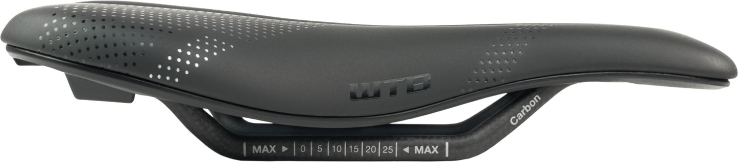 WTB SILVERADO 135mm Carbon Zadel Rails Zwart